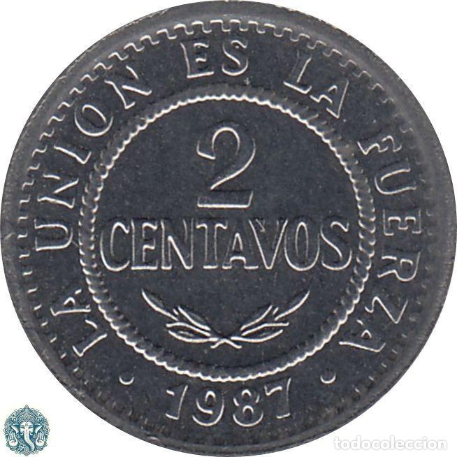 Monedas antiguas de Am&eacute;rica: BOLIVIA 2 Centavos 1987 KM#200 - Foto 1
