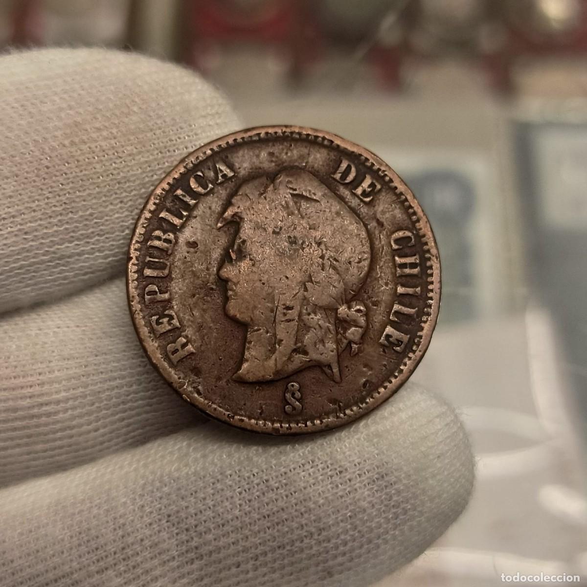 Monedas antiguas de Am&eacute;rica: Chile 2 &frac12; Centavos 1898 Km 150 - Foto 1
