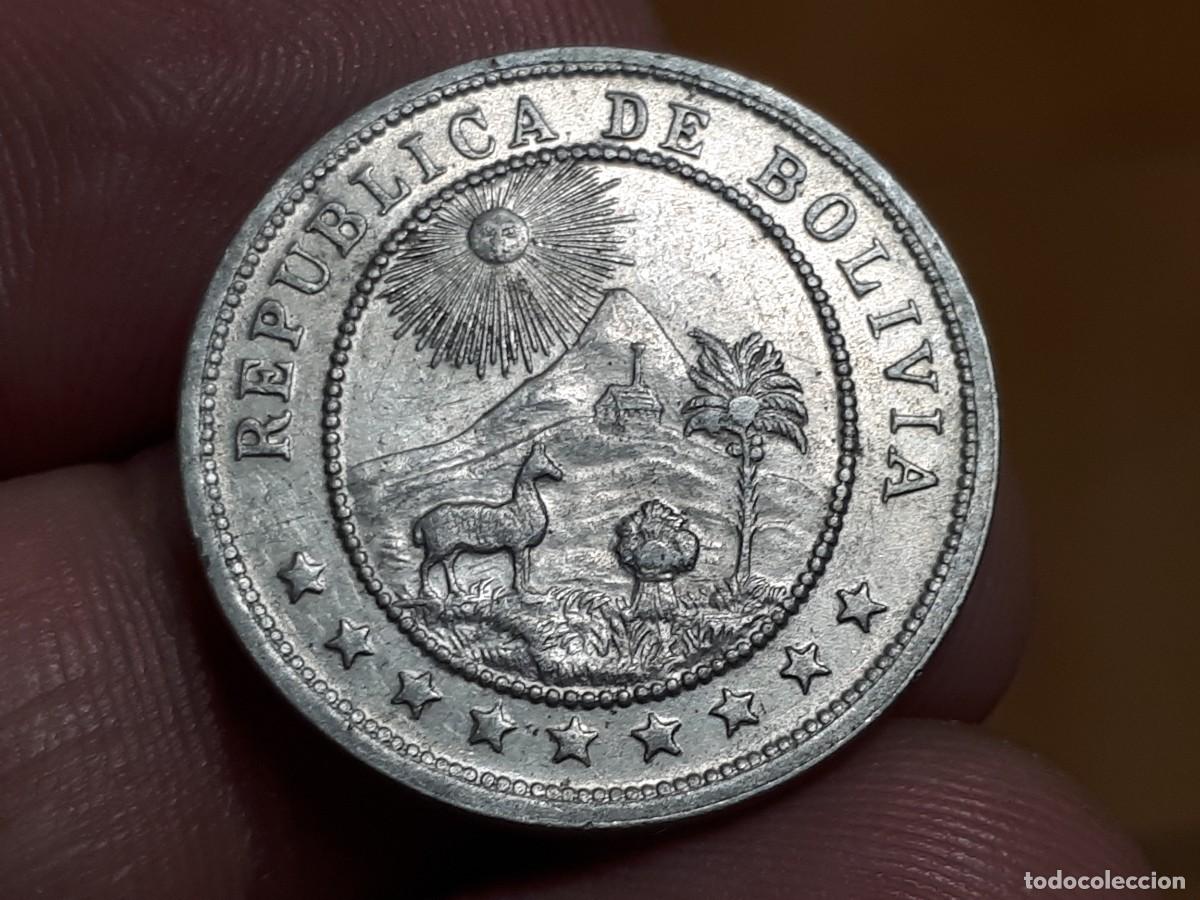 Monedas antiguas de Am&eacute;rica: BOLIVIA 10 centavos 1935 - Foto 2