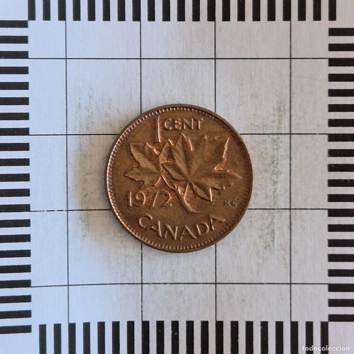 Monedas antiguas de Am&eacute;rica: 1 CENT, CANADA. 1972. (KM#59.1). - Foto 2