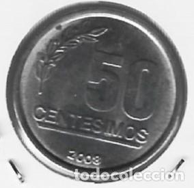 Monedas antiguas de Am&eacute;rica: Uruguay. 2008. Moneda de 50 Cent&eacute;simos. - Foto 2