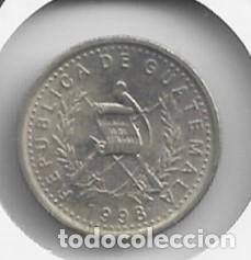 Monedas antiguas de Am&eacute;rica: Guatemala. 1988. Moneda de 5 Centavos. - Foto 1