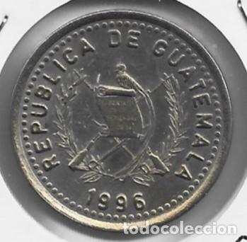 Monedas antiguas de Am&eacute;rica: Guatemala. 1996. Moneda de 25 Centavos - Foto 1
