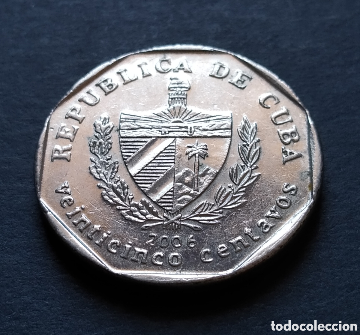 Monedas antiguas de Am&eacute;rica: MONEDA - CUBA 25 CENTAVOS 2006 - Foto 4