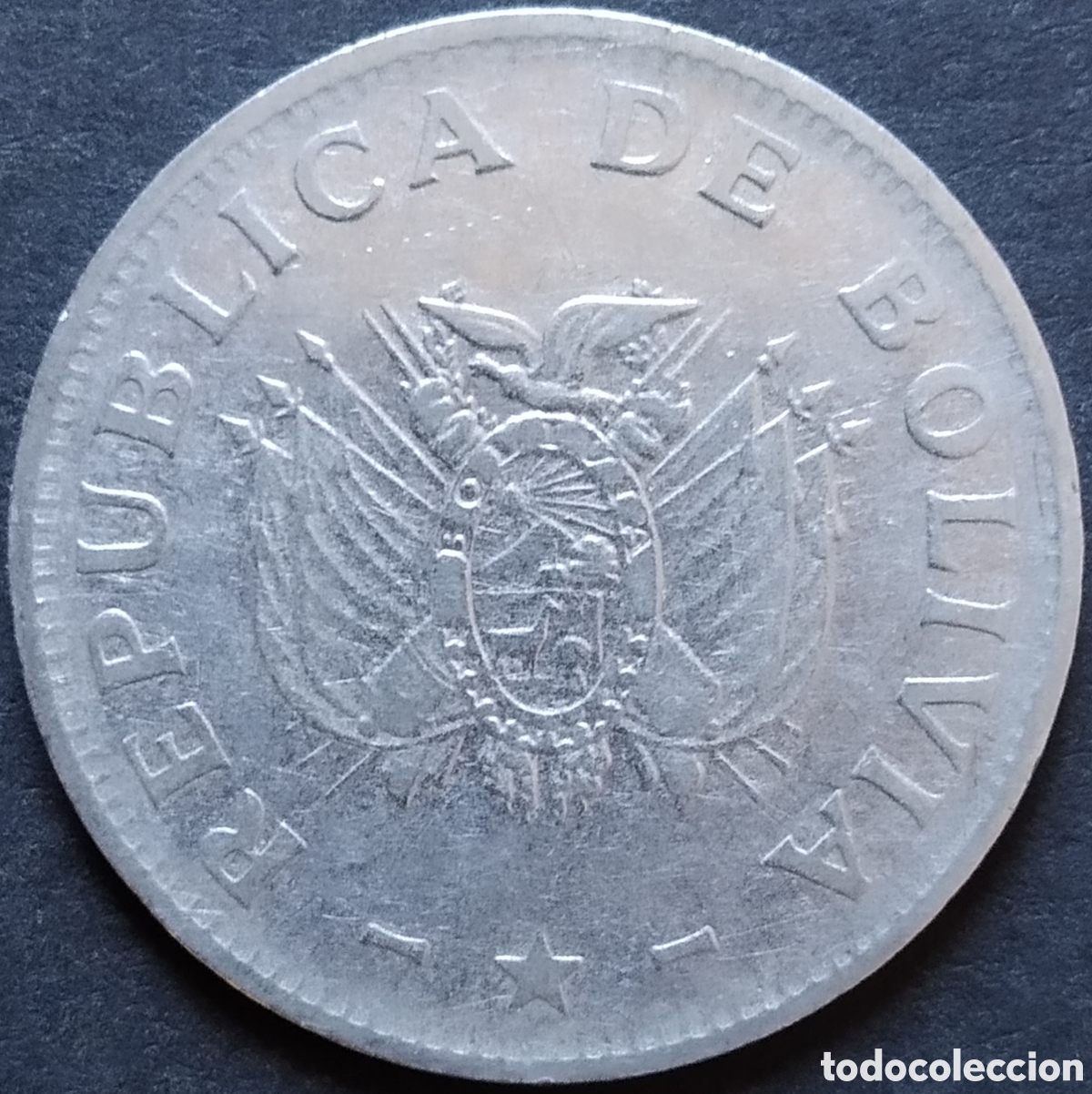 Monedas antiguas de Am&eacute;rica: MONEDA - BOLIVIA 50 CENTAVOS 1995 - Foto 2