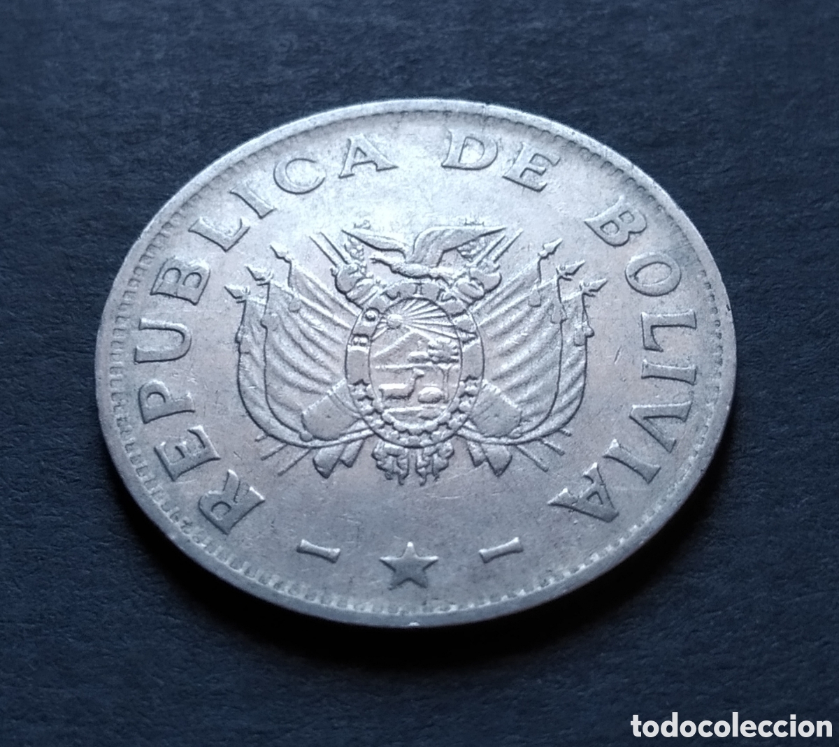 Monedas antiguas de Am&eacute;rica: MONEDA - BOLIVIA 50 CENTAVOS 1995 - Foto 4