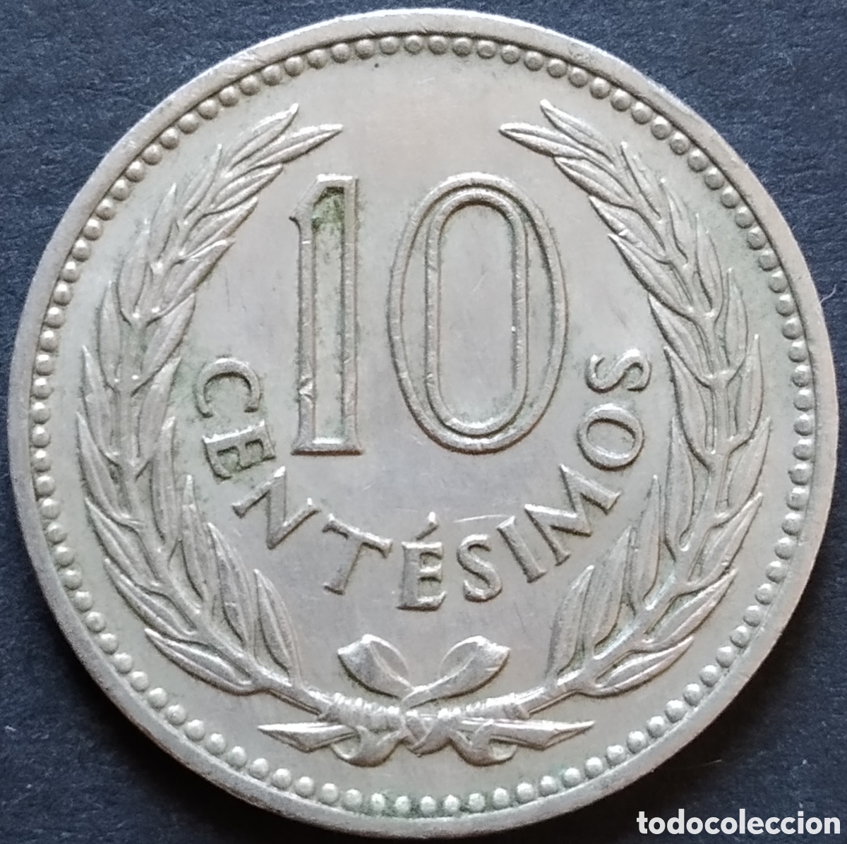 Monedas antiguas de Am&eacute;rica: MONEDA - URUGUAY 10 CENT&Eacute;SIMOS 1959 - Foto 1