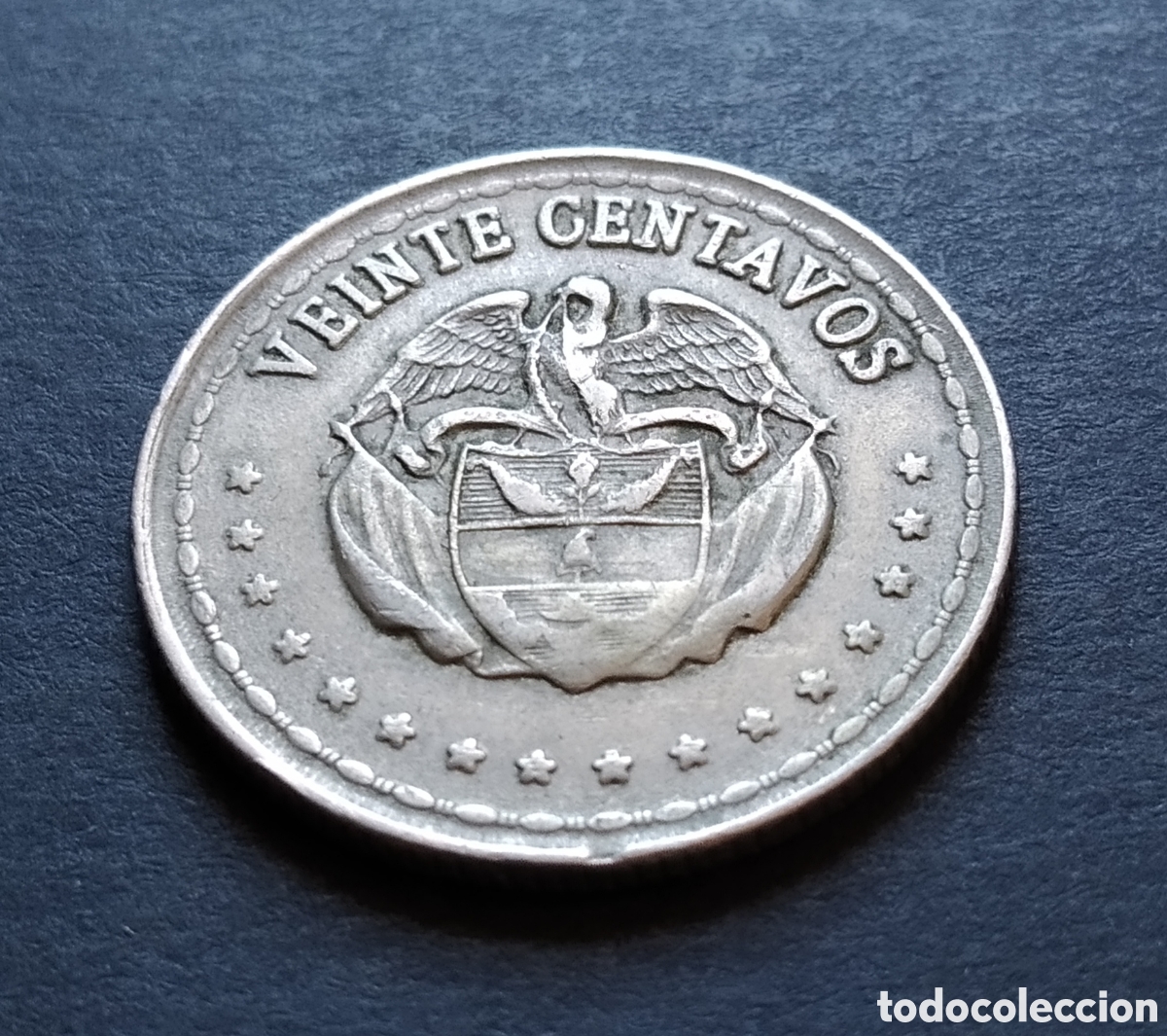 Monedas antiguas de Am&eacute;rica: MONEDA - COLOMBIA 20 CENTAVOS 1966 - Foto 3