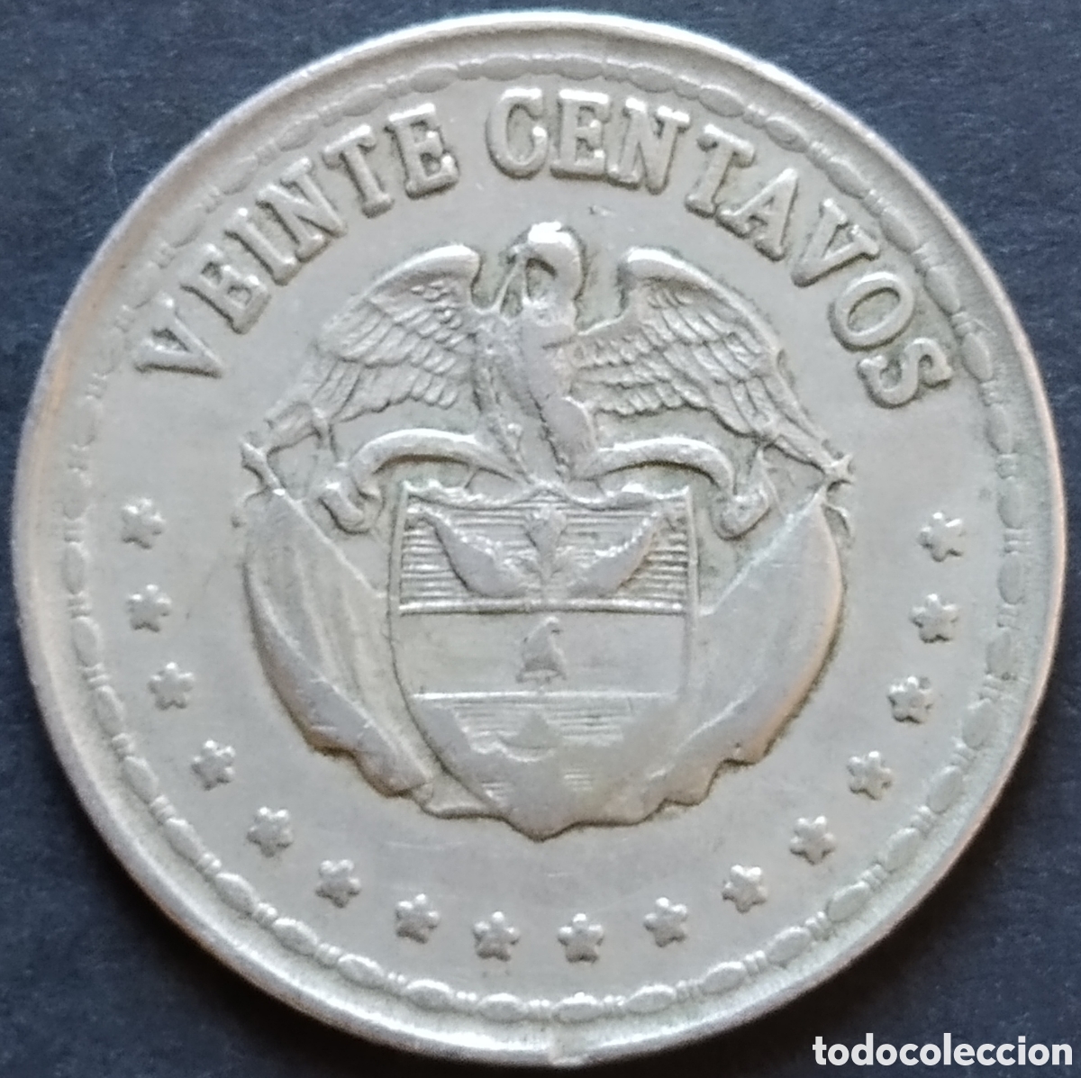 Monedas antiguas de Am&eacute;rica: MONEDA - COLOMBIA 20 CENTAVOS 1966 - Foto 1
