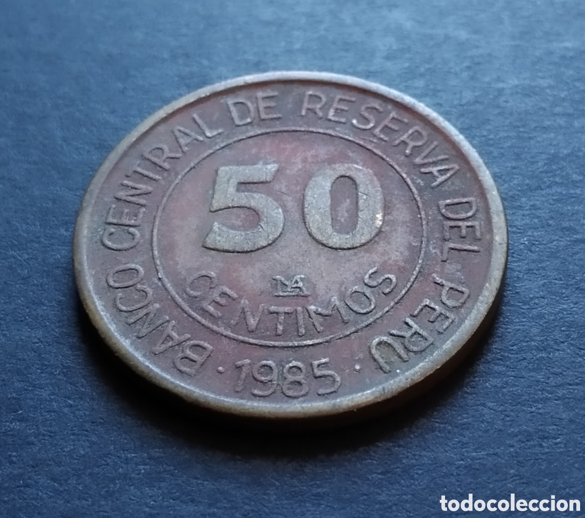 Monedas antiguas de Am&eacute;rica: MONEDA - PER&Uacute; 50 CENTIMOS 1985 - Foto 3