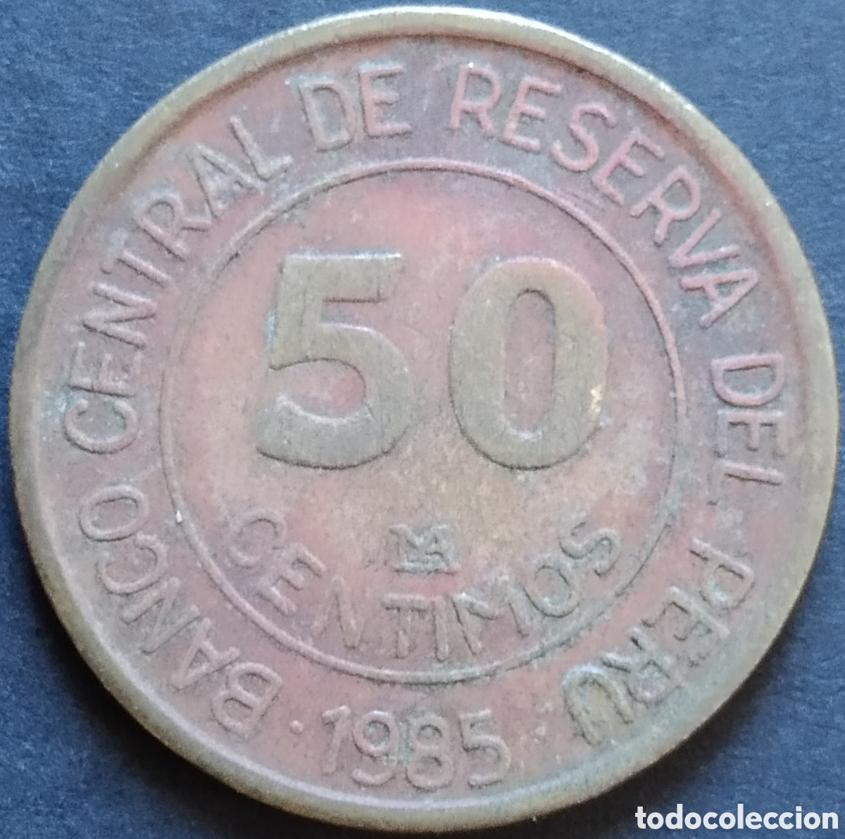 Monedas antiguas de Am&eacute;rica: MONEDA - PER&Uacute; 50 CENTIMOS 1985 - Foto 1