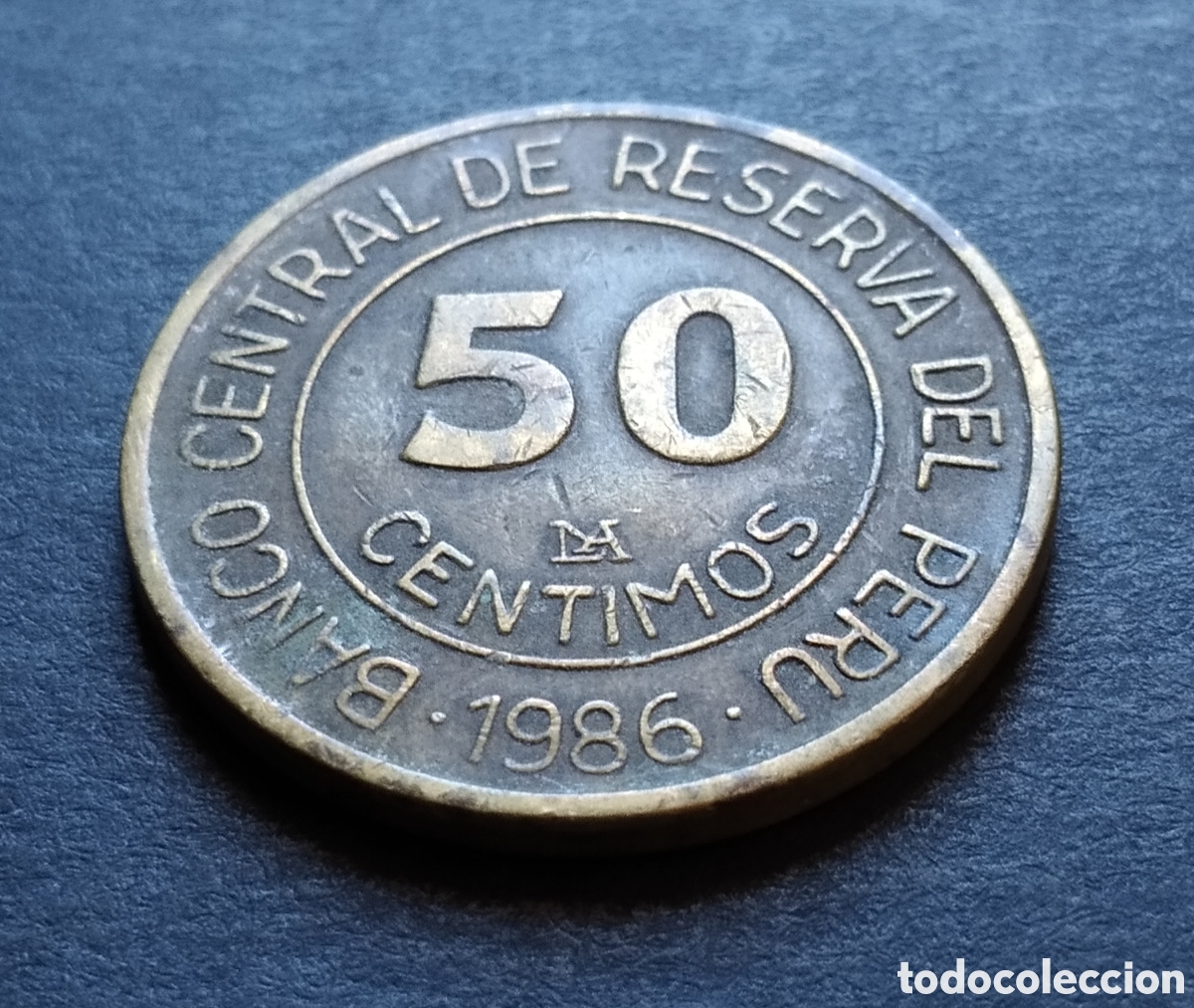 Monedas antiguas de Am&eacute;rica: MONEDA - PER&Uacute; 50 CENTIMOS 1986 - Foto 3