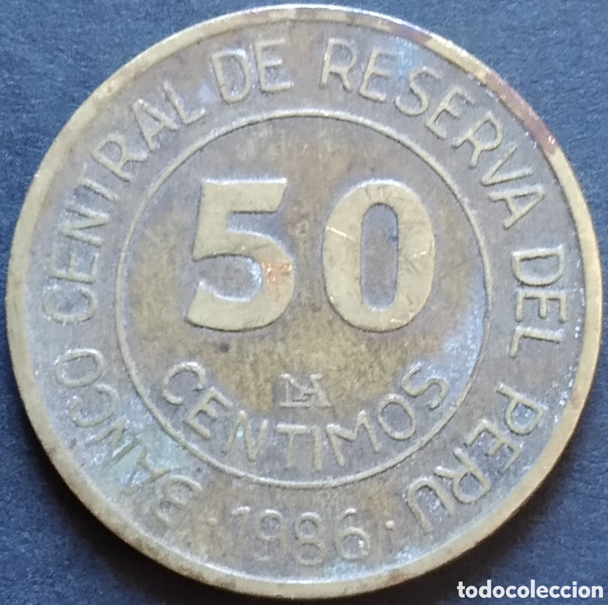 Monedas antiguas de Am&eacute;rica: MONEDA - PER&Uacute; 50 CENTIMOS 1986 - Foto 1