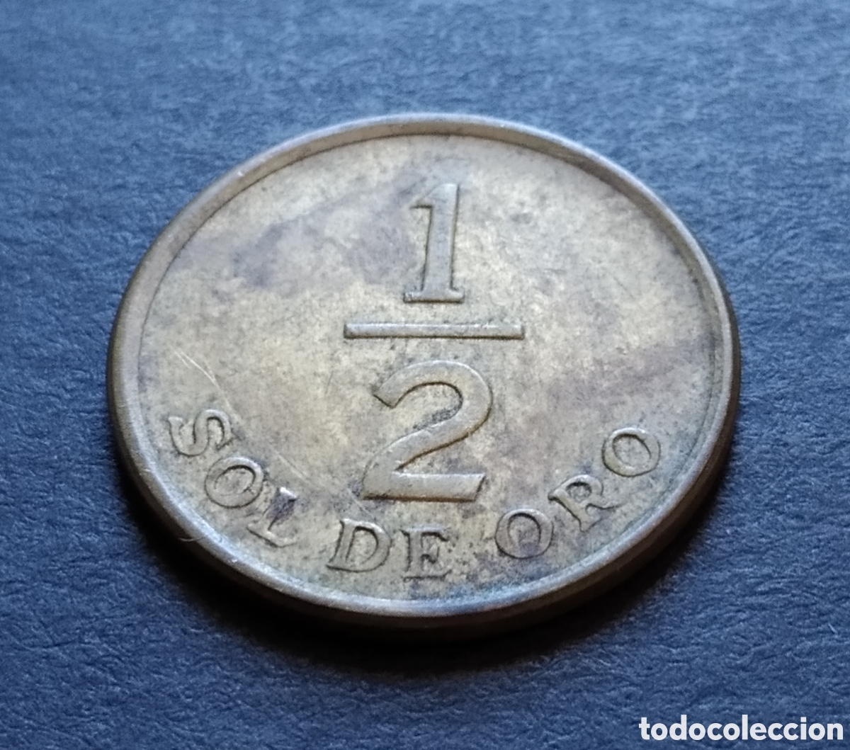 Monedas antiguas de Am&eacute;rica: MONEDA - PER&Uacute; &frac12; SOL DE ORO 1976 - Foto 3
