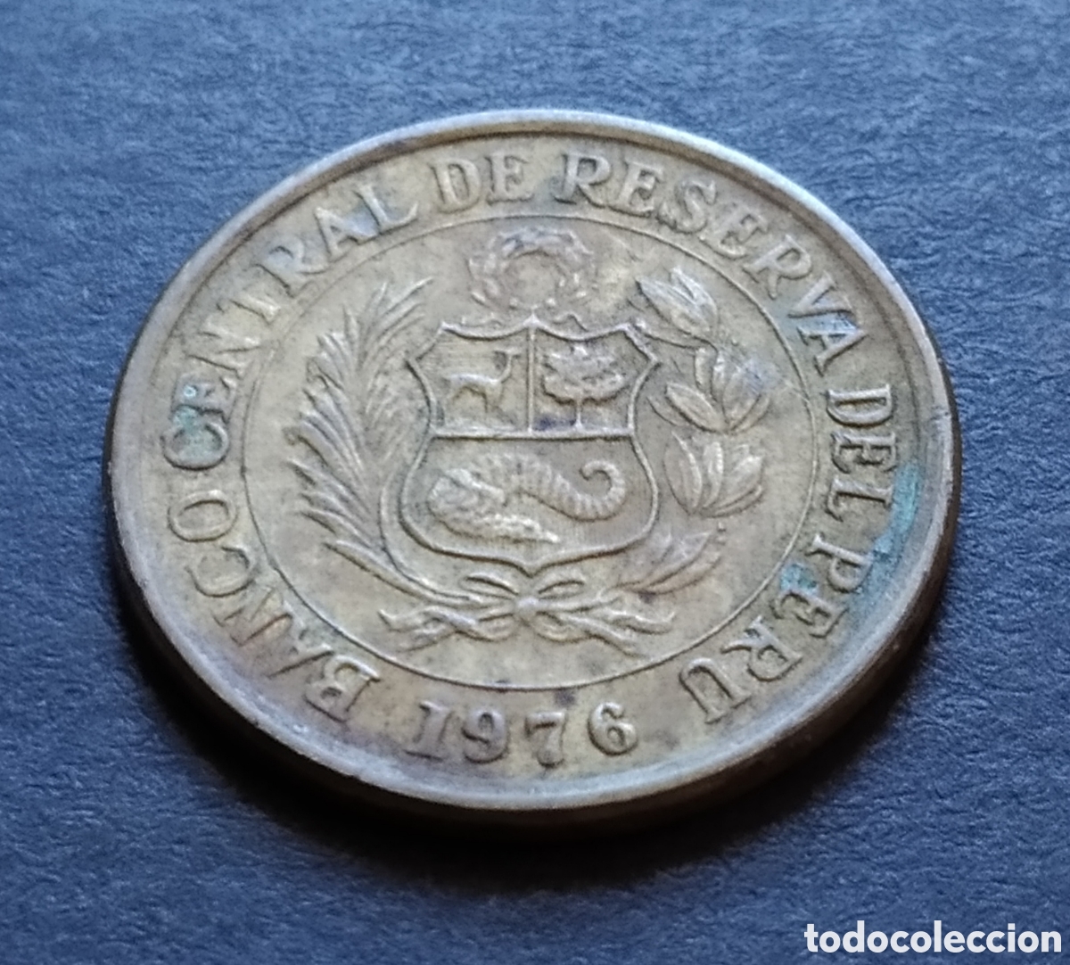 Monedas antiguas de Am&eacute;rica: MONEDA - PER&Uacute; &frac12; SOL DE ORO 1976 - Foto 4