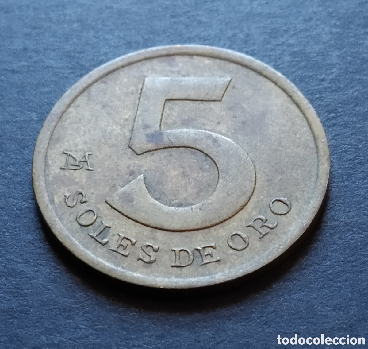 Monedas antiguas de Am&eacute;rica: MONEDA - PER&Uacute; 5 SOLES DE ORO 1981 - Foto 3