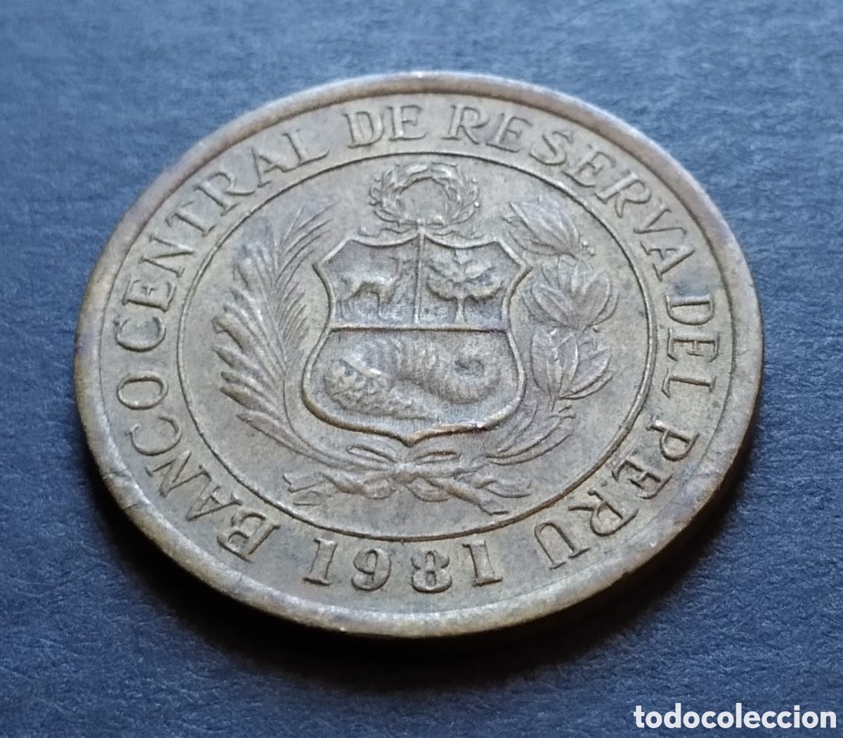 Monedas antiguas de Am&eacute;rica: MONEDA - PER&Uacute; 5 SOLES DE ORO 1981 - Foto 4