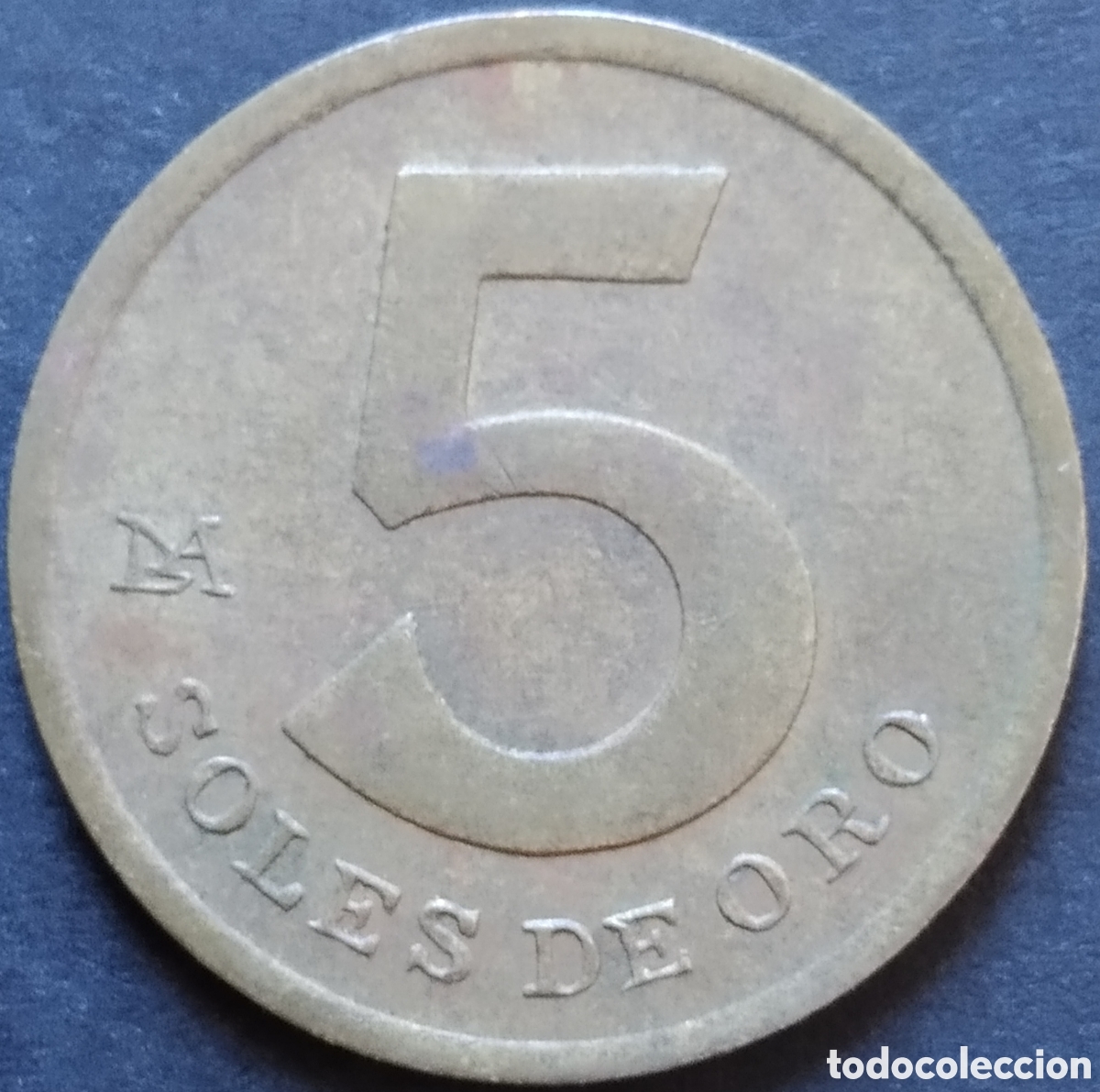 Monedas antiguas de Am&eacute;rica: MONEDA - PER&Uacute; 5 SOLES DE ORO 1981 - Foto 1