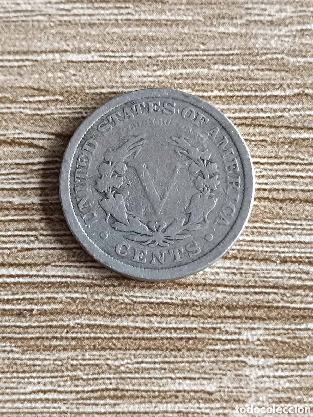 Monedas antiguas de Am&eacute;rica: 5 centavos EEUU 1911 - Foto 2