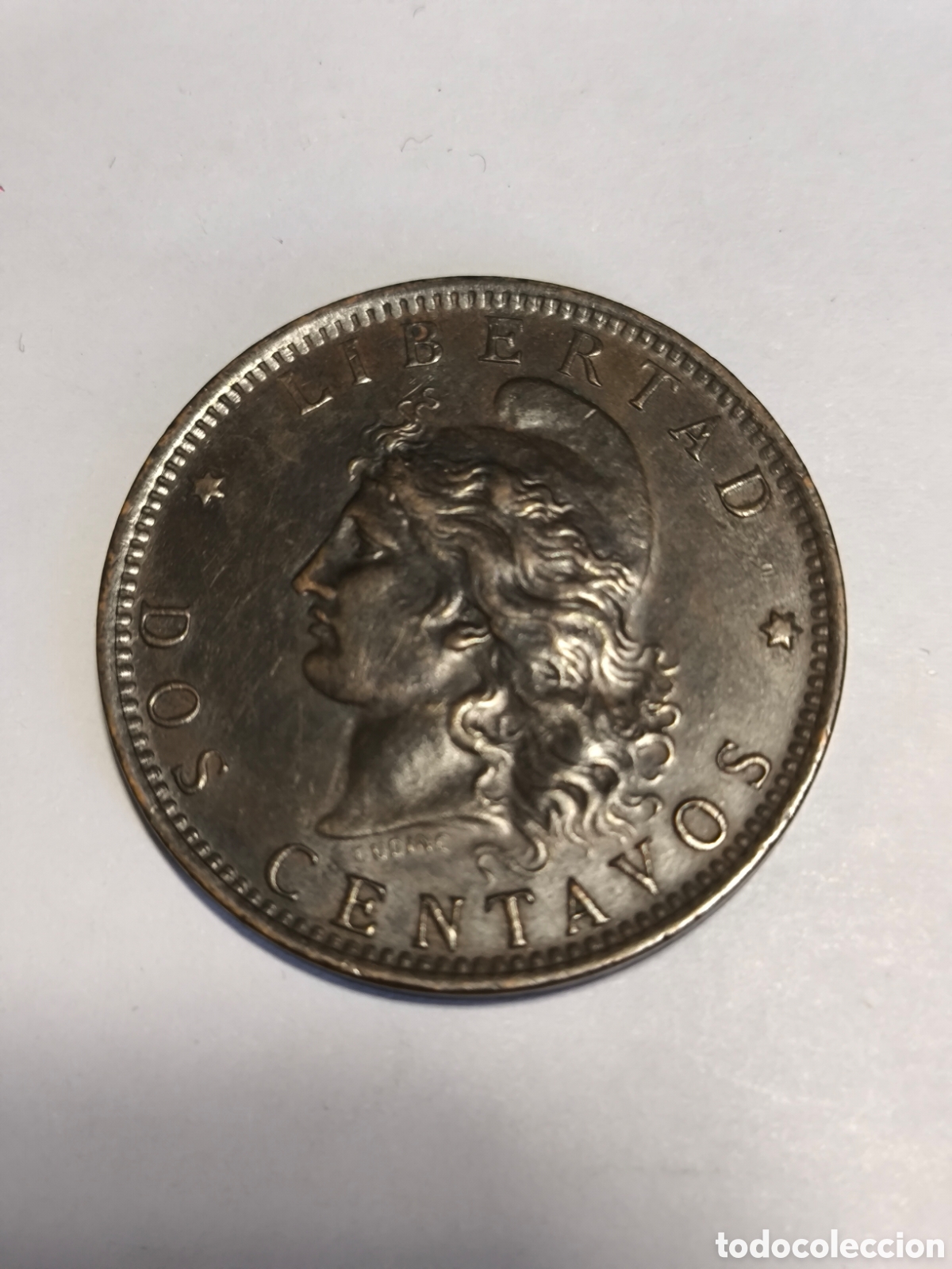 Monedas antiguas de Am&eacute;rica: 2 Centavos Argentina 1888 - Foto 1