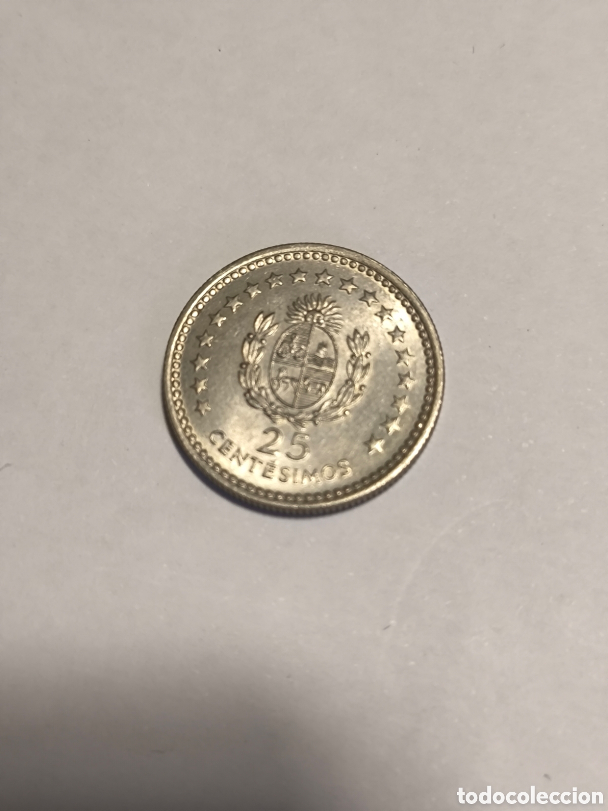 Monedas antiguas de Am&eacute;rica: 25 Cent&eacute;simos Uruguay 1960 - Foto 1