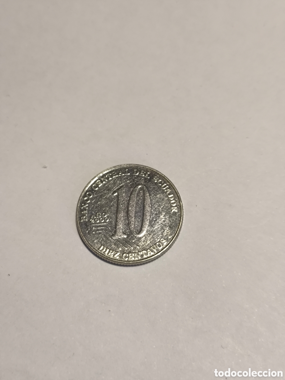 Monedas antiguas de Am&eacute;rica: 10 Centavos Ecuador 2000 - Foto 1
