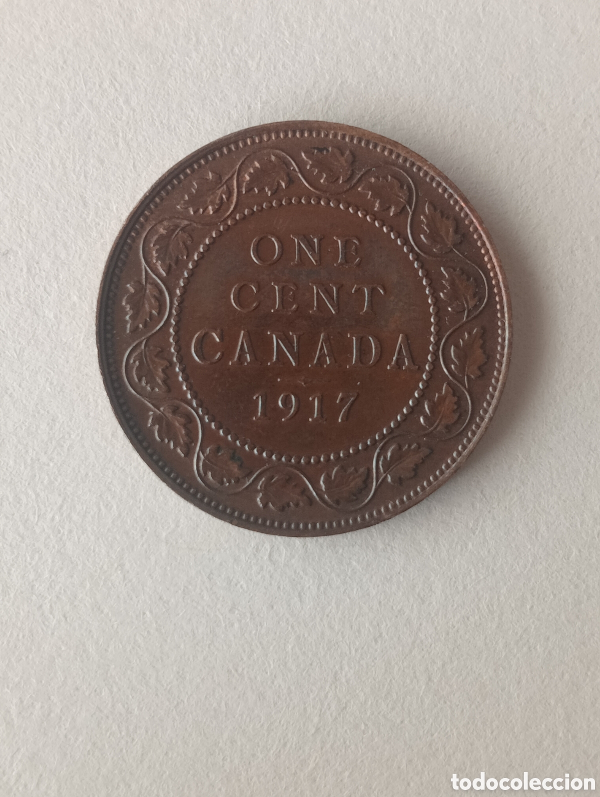 Monedas antiguas de Am&eacute;rica: CANADA 1 CENT. A&Ntilde;O 1917 - Foto 2