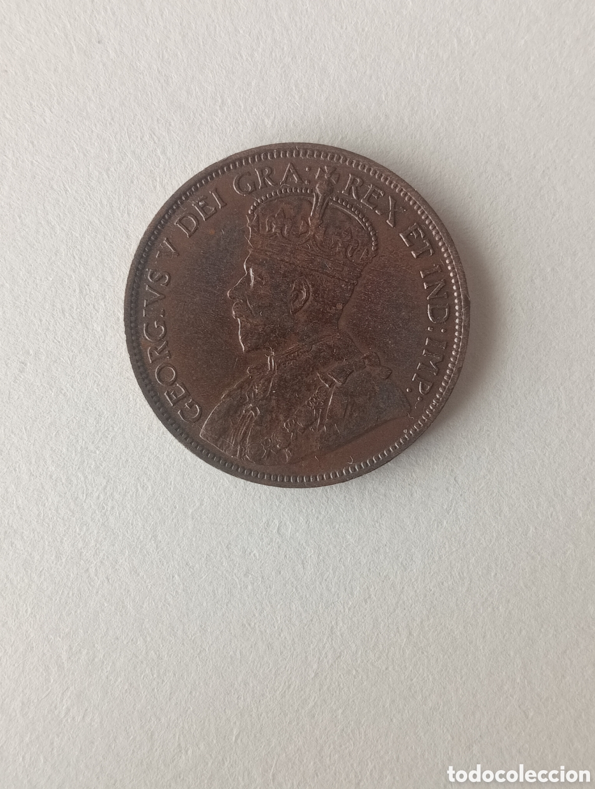 Monedas antiguas de Am&eacute;rica: CANADA 1 CENT. A&Ntilde;O 1917 - Foto 1
