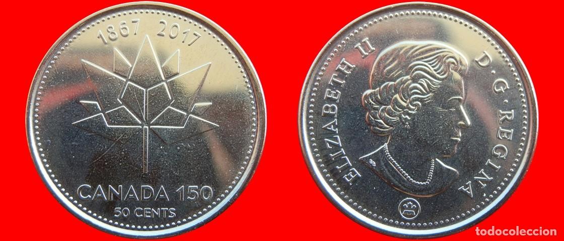 Monedas antiguas de Am&eacute;rica: 50 CENTAVOS 2017 SIN CIRCULAR CANADA-7624SC - Foto 1
