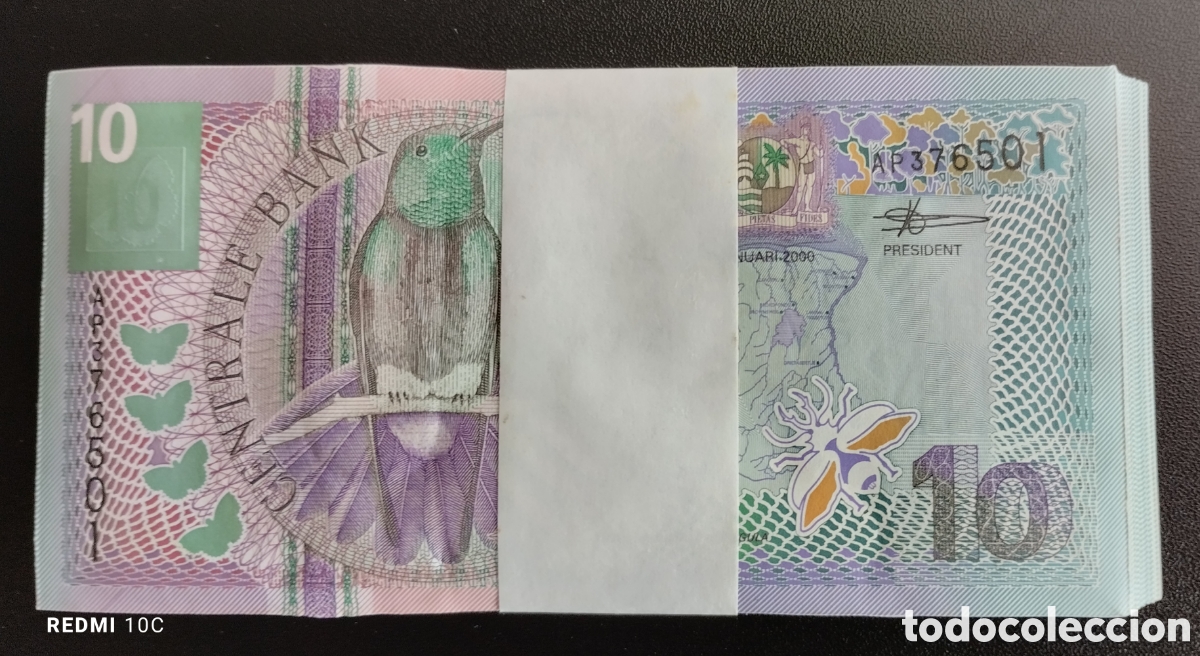 Monedas antiguas de Am&eacute;rica: Billete de Surinam del 2000 - Foto 1