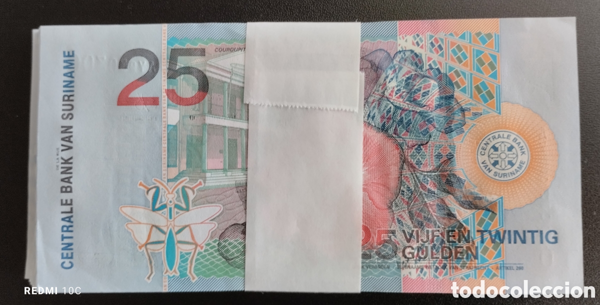Monedas antiguas de Am&eacute;rica: Billete de Surinam del 2000 - Foto 1