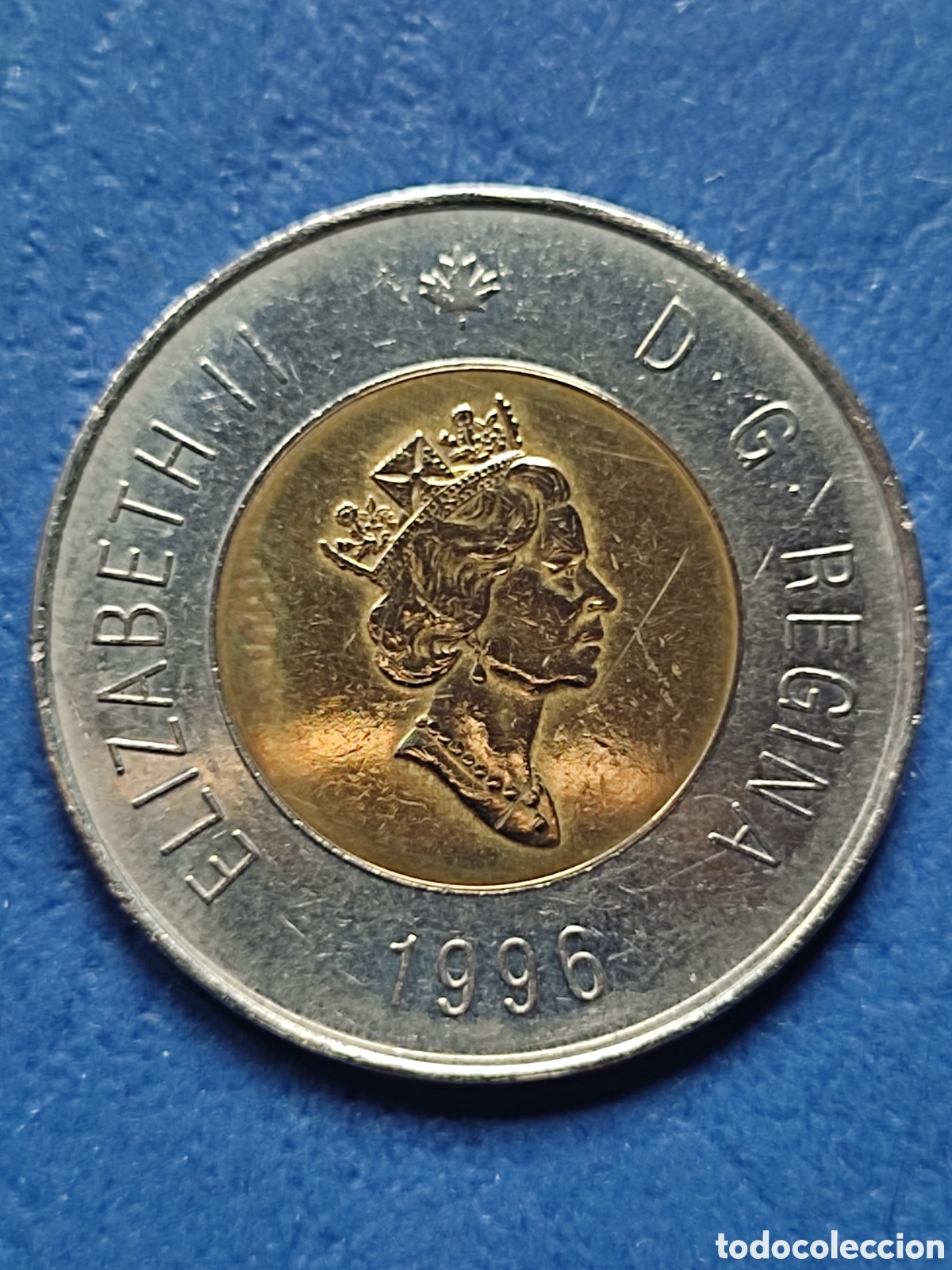 Monedas antiguas de Am&eacute;rica: Moneda 2 d&oacute;lares Canad&aacute; 1996 - Foto 2