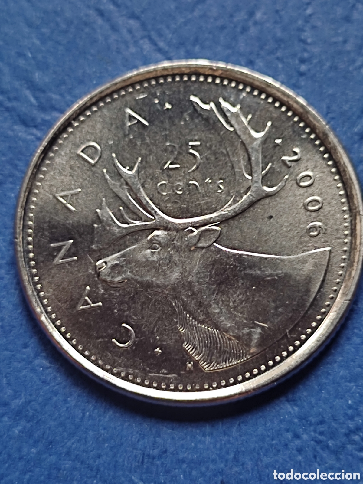 Monedas antiguas de Am&eacute;rica: Moneda 25 cents Canad&aacute; 2006 - Foto 2