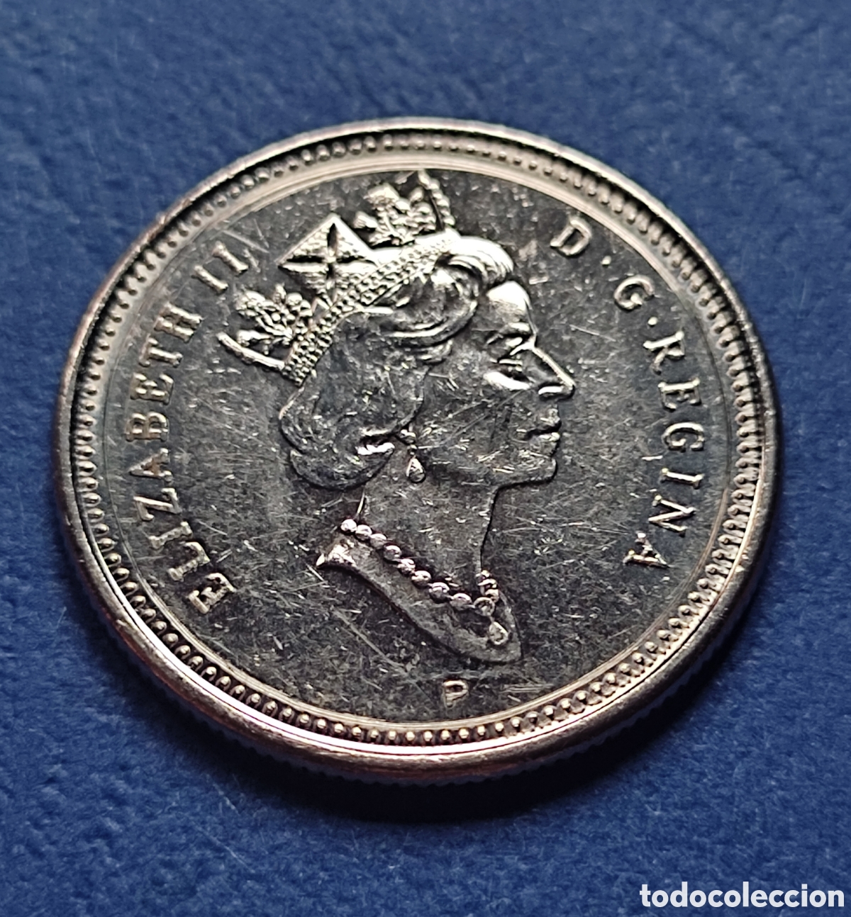 Monedas antiguas de Am&eacute;rica: Moneda 25 cents Canad&aacute; 2001 - Foto 1