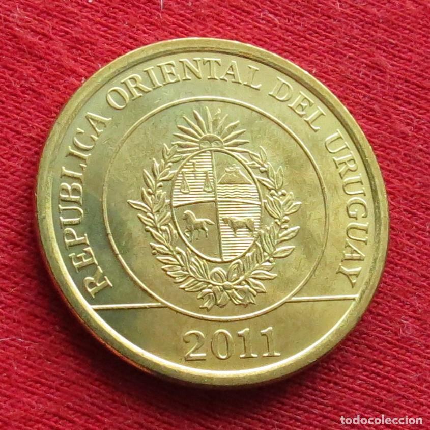 Monedas antiguas de Am&eacute;rica: Uruguay 2 pesos 2011 - Foto 2