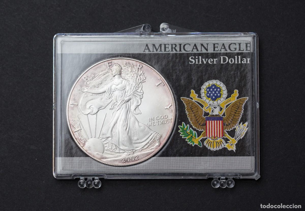 Monedas antiguas de Am&eacute;rica: USA. American Eagle. 2002. Moneda de plata - Foto 1