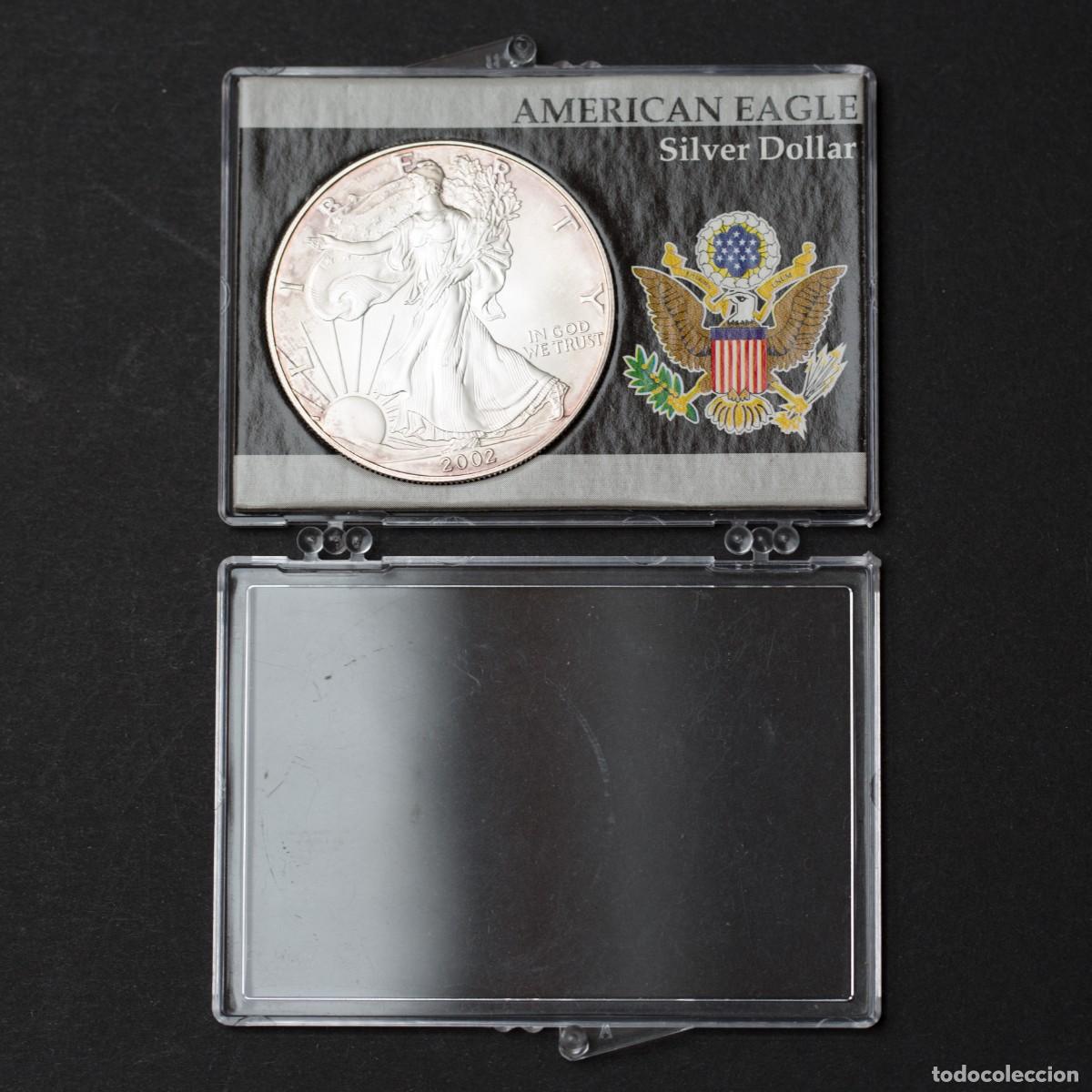 Monedas antiguas de Am&eacute;rica: USA. American Eagle. 2002. Moneda de plata - Foto 2