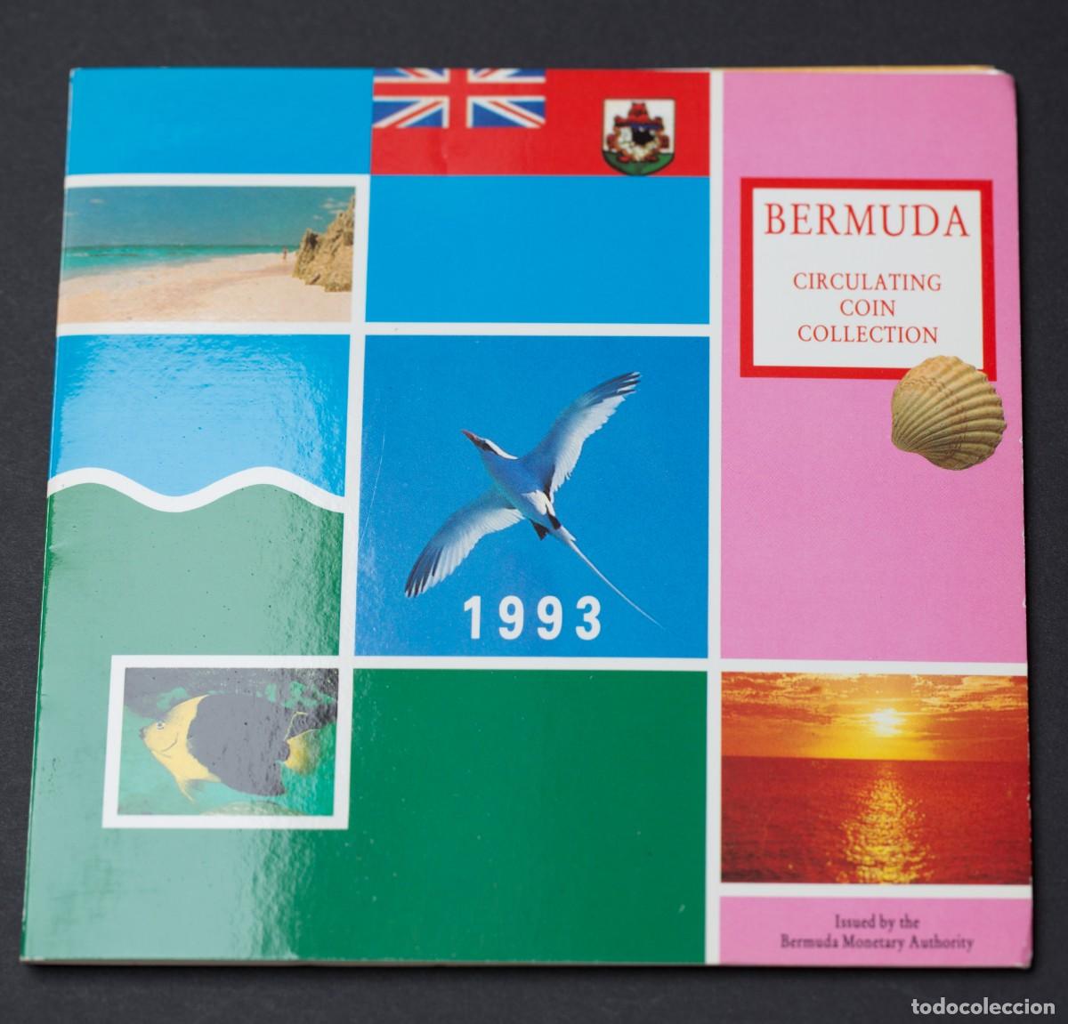 Monedas antiguas de Am&eacute;rica: Bermudas. 1993. Set de 5 monedas. - Foto 5