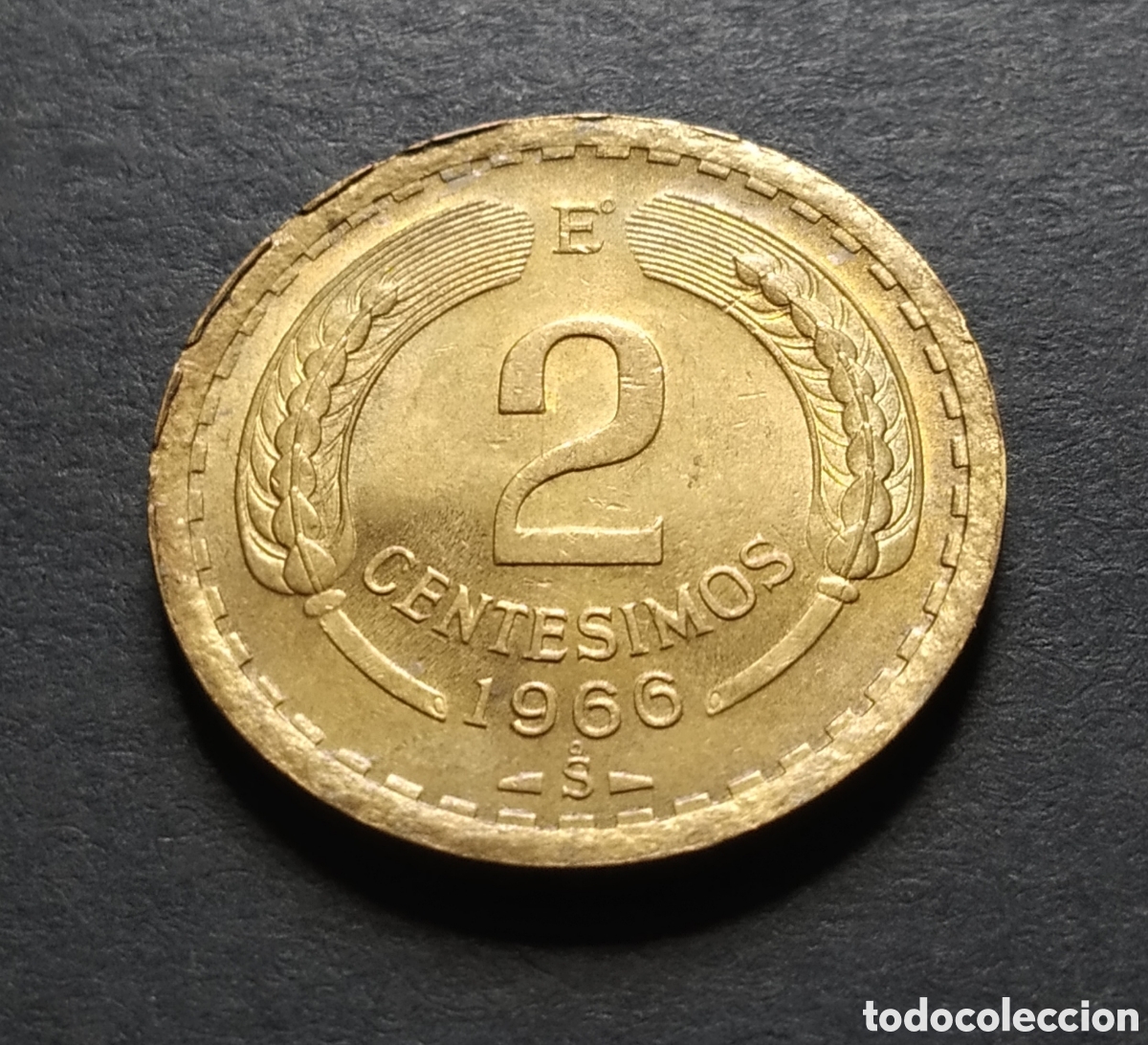 Monedas antiguas de Am&eacute;rica: MONEDA - CHILE 2 CENTESIMOS 1966 - Foto 3