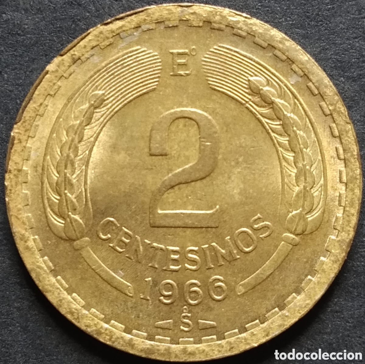 Monedas antiguas de Am&eacute;rica: MONEDA - CHILE 2 CENTESIMOS 1966 - Foto 1