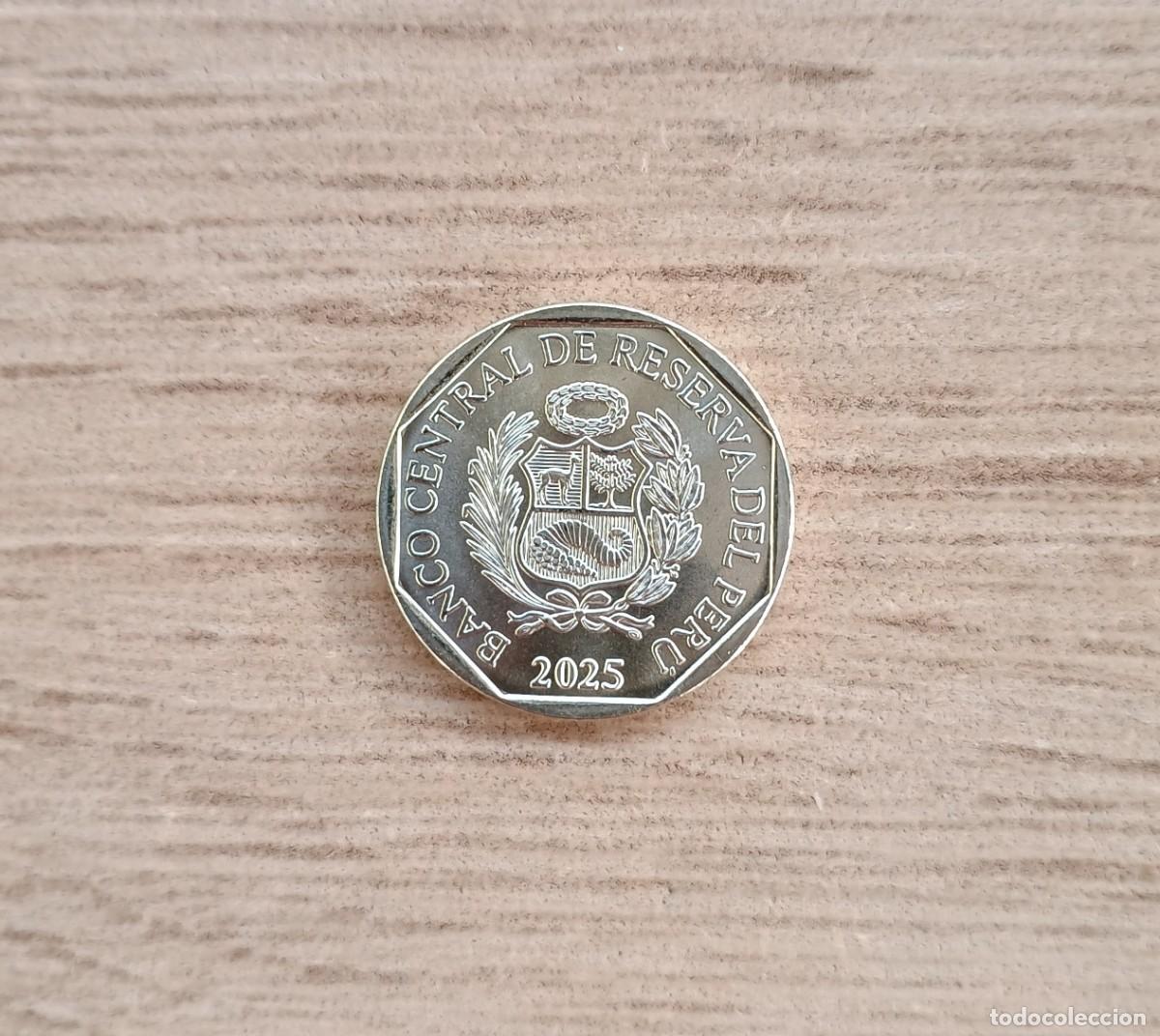Monedas antiguas de Am&eacute;rica: Peru Moneda 1 Sol , A&ntilde;o 2025 , UNC - Foto 2
