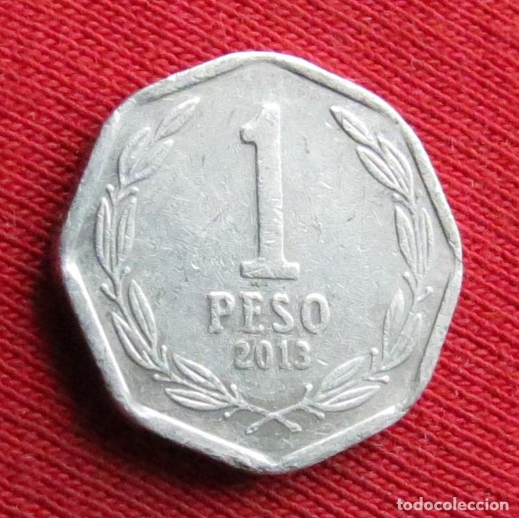 Monedas antiguas de Am&eacute;rica: Chile 1 peso 2013 #2 - Foto 1
