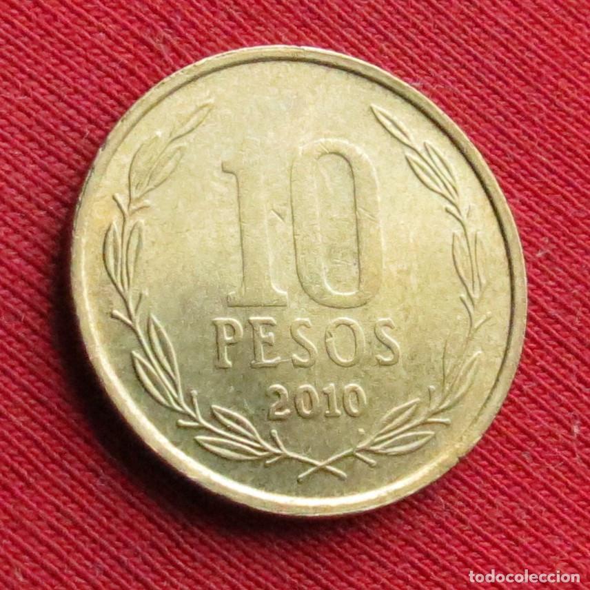 Monedas antiguas de Am&eacute;rica: Chile 10 pesos 2010 , - Foto 1