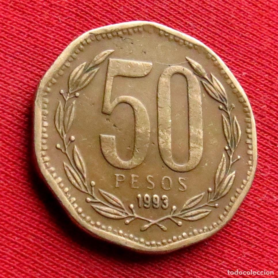 Monedas antiguas de Am&eacute;rica: Chile 50 pesos 1993 , - Foto 1