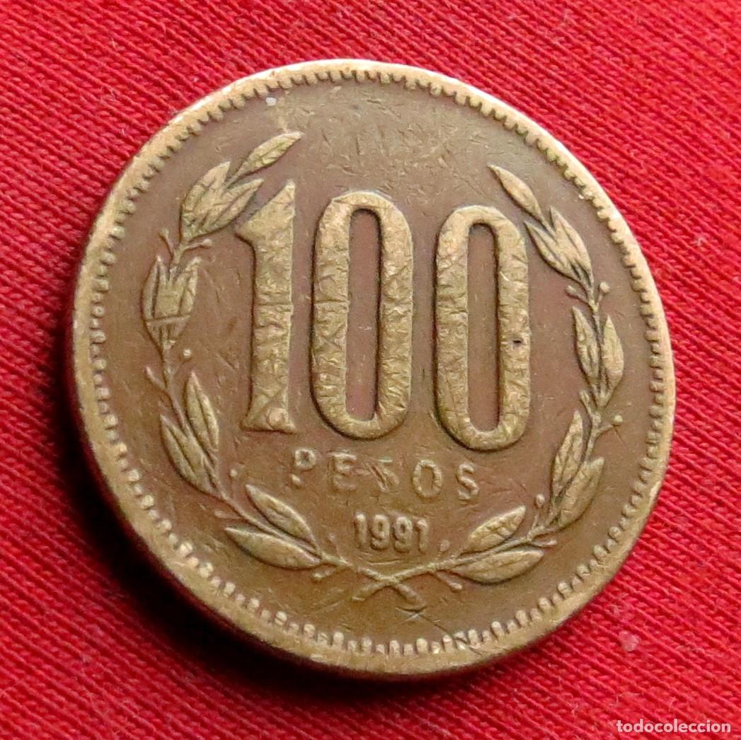 Monedas antiguas de Am&eacute;rica: Chile 100 pesos 1991 - Foto 1
