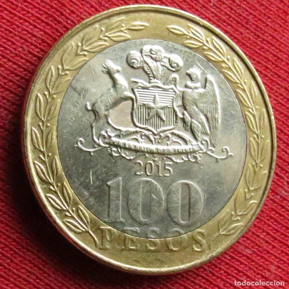 Monedas antiguas de Am&eacute;rica: Chile 100 pesos 2015 #1 - Foto 1