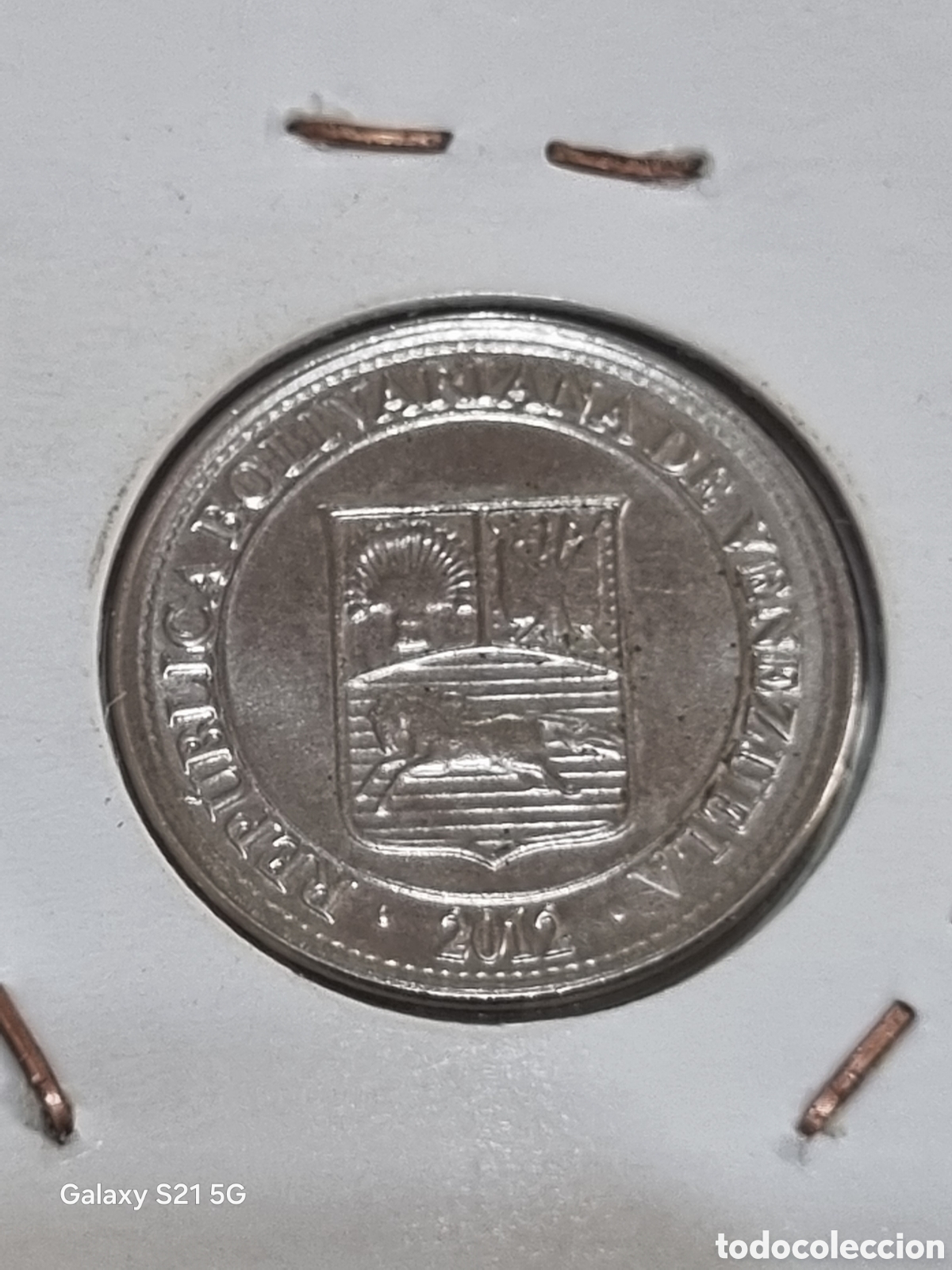 Monedas antiguas de Am&eacute;rica: MONEDA DE VENEZUELA 50 CENTAVOS 2012 - Foto 2