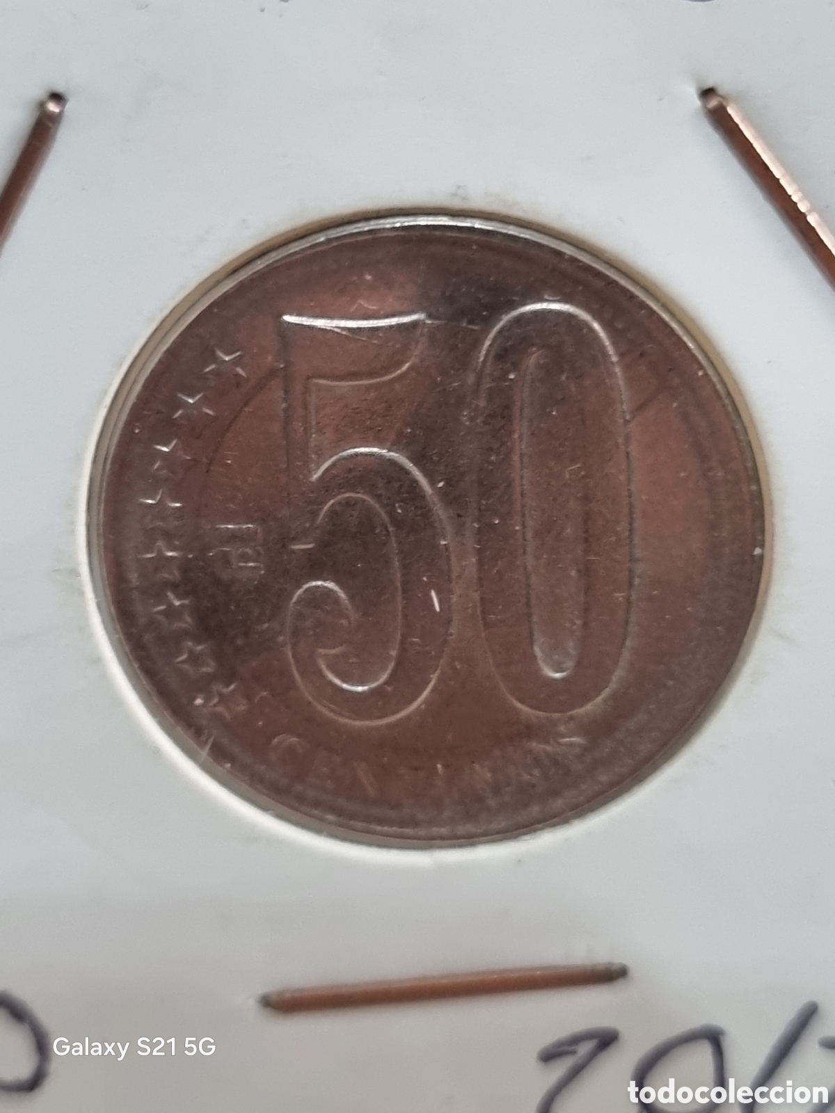 Monedas antiguas de Am&eacute;rica: MONEDA DE VENEZUELA 50 CENTAVOS 2012 - Foto 1