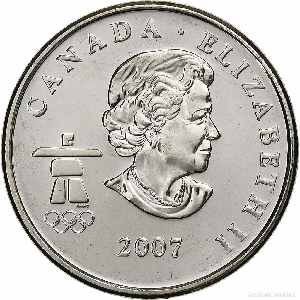 Moedas antigas da Am&eacute;rica: [#1029985] Canad&aacute;, 25 Cents, 2007, Royal Canadian Mint, Acier plaqu&eacute; nickel, SC
