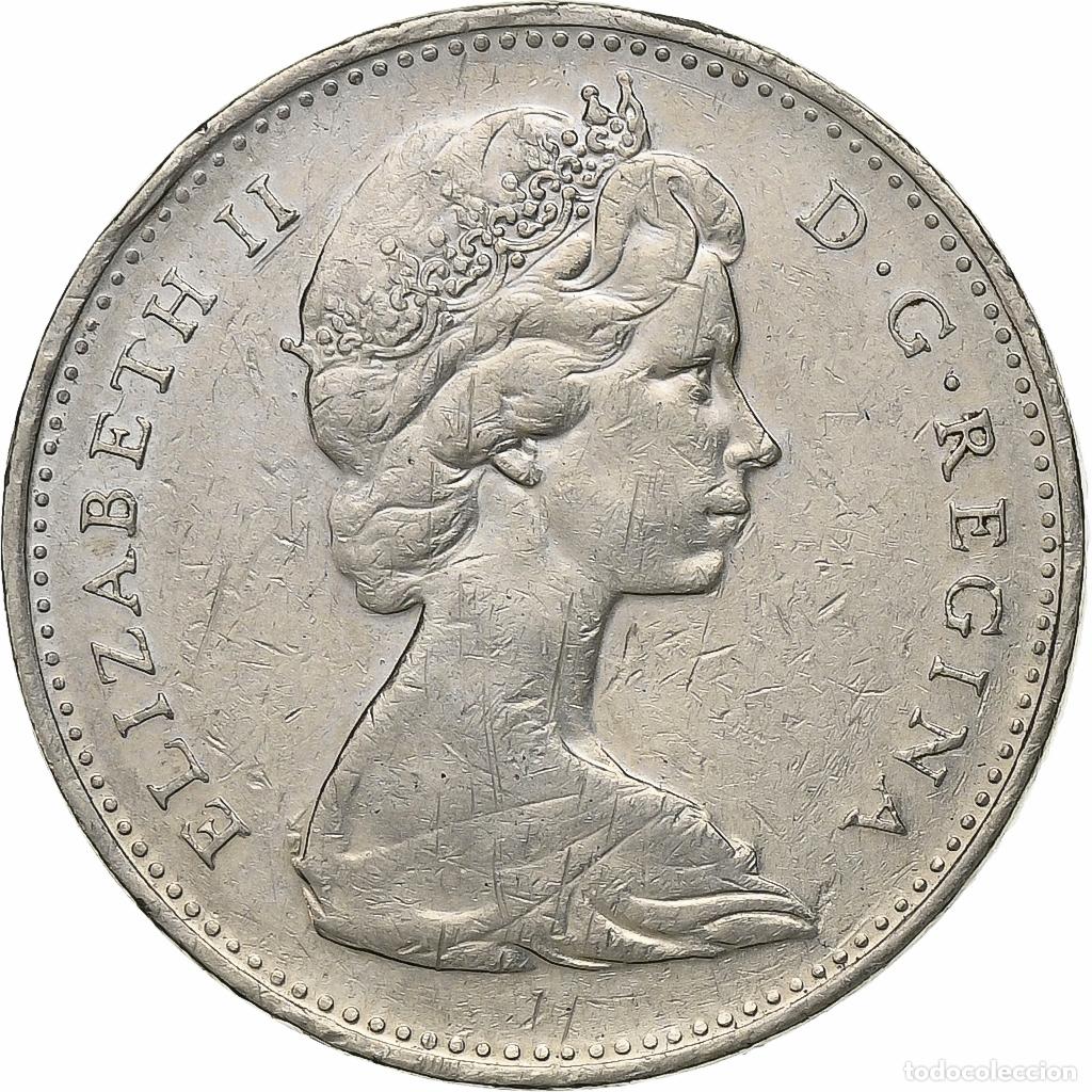 Monete antiche di America: [#135472] Canad&aacute;, Elizabeth II, 5 Cents, 1968, Ottawa, N&iacute;quel, MBC+